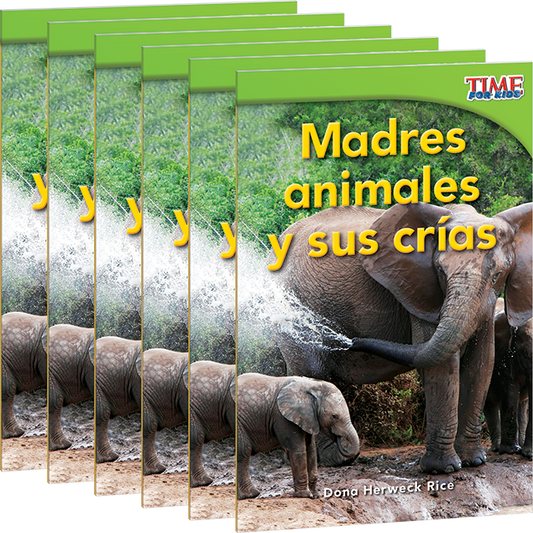 Madres animales y sus crías 6-Pack