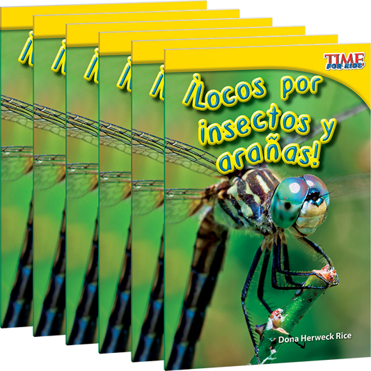 ¡Locos por insectos y arañas! 6-Pack