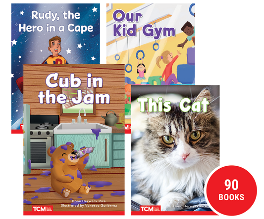 Decodable Books: Grades PK-K Through Grade 2 Complete 90-Book Set