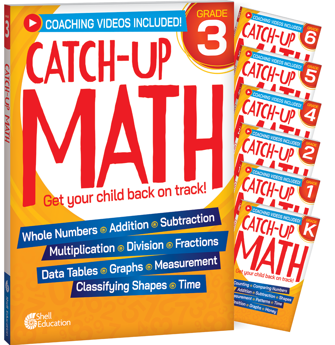 Catch-Up Math: Grade K-6: Complete 7-Book Set