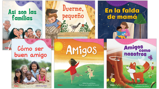 Exploration Storytime: Who Cares for Me? Spanish 6-Book Set