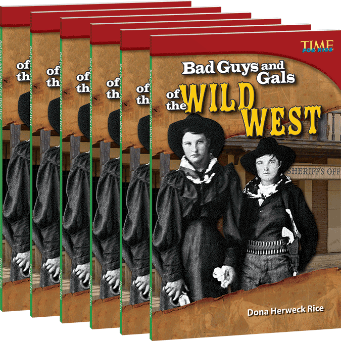 Bad Guys and Gals of the Wild West 6-Pack