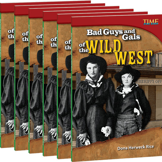 Bad Guys and Gals of the Wild West 6-Pack