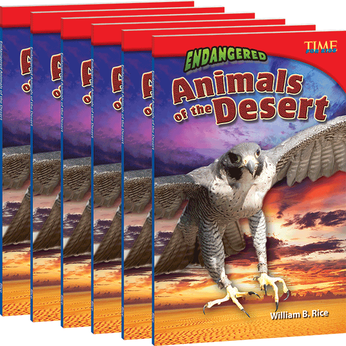 Endangered Animals of the Desert 6-Pack