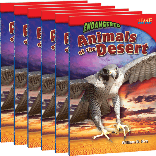 Endangered Animals of the Desert 6-Pack