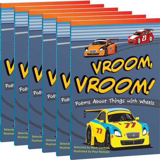 Vroom, Vroom! Poems About Things with Wheels 6-Pack