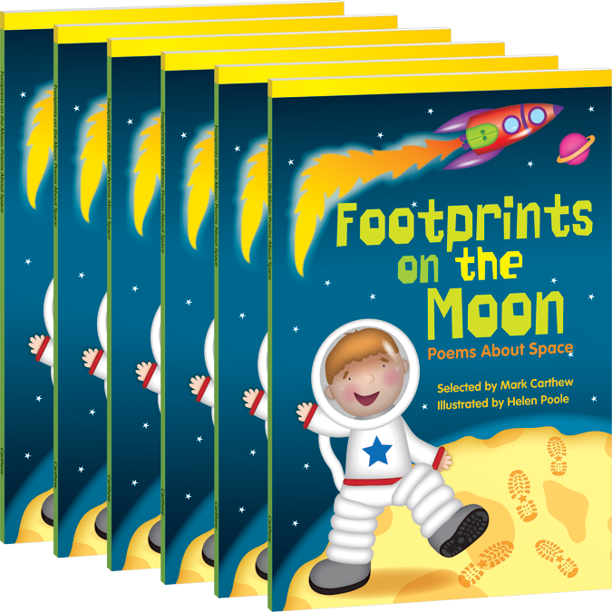 Footprints on the Moon: Poems About Space 6-Pack