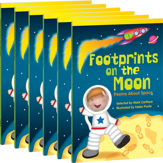 Footprints on the Moon: Poems About Space 6-Pack