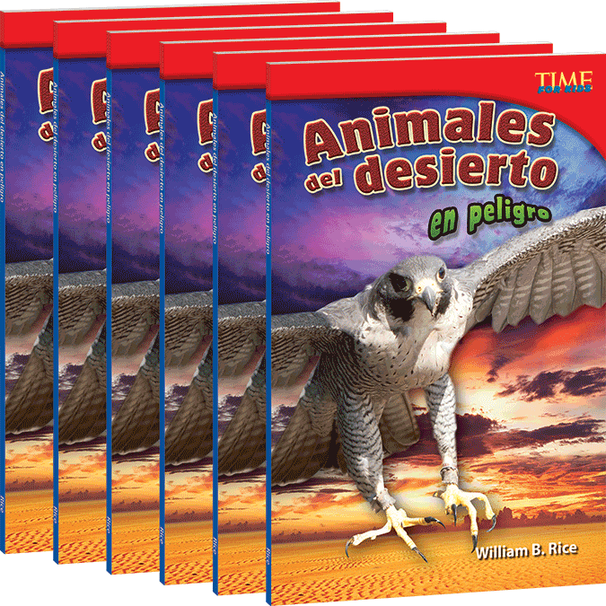 Animales del desierto en peligro 6-Pack