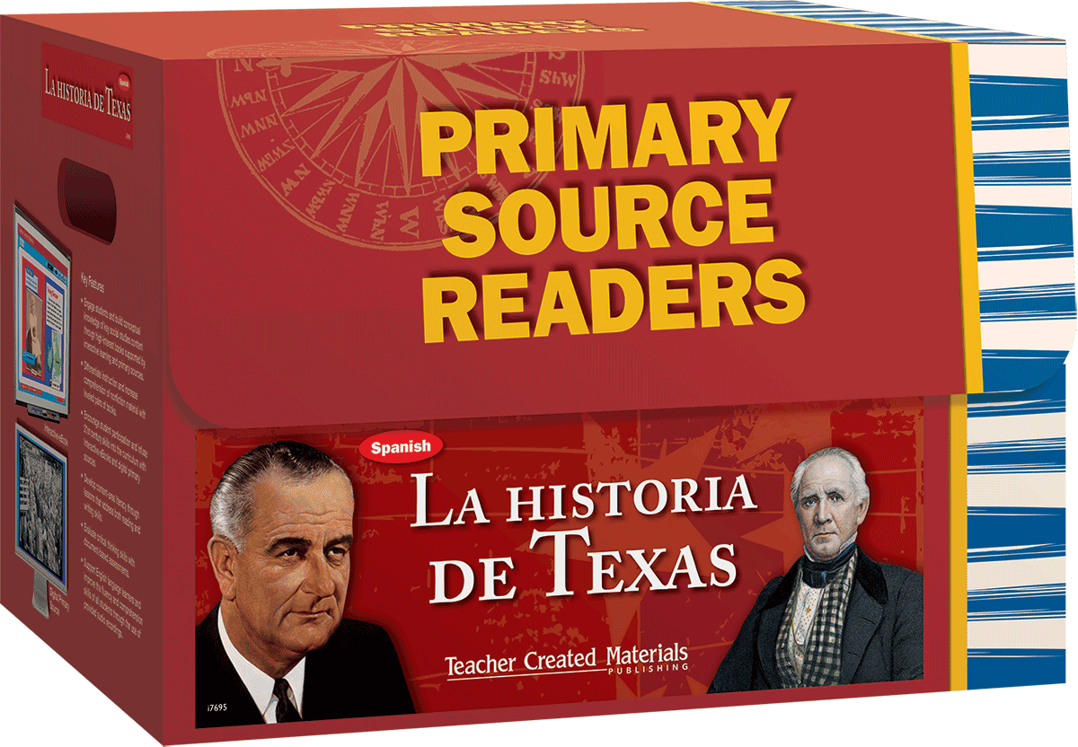 Primary Source Readers: La historia de Texas (Texas History) Kit (Spanish Version)