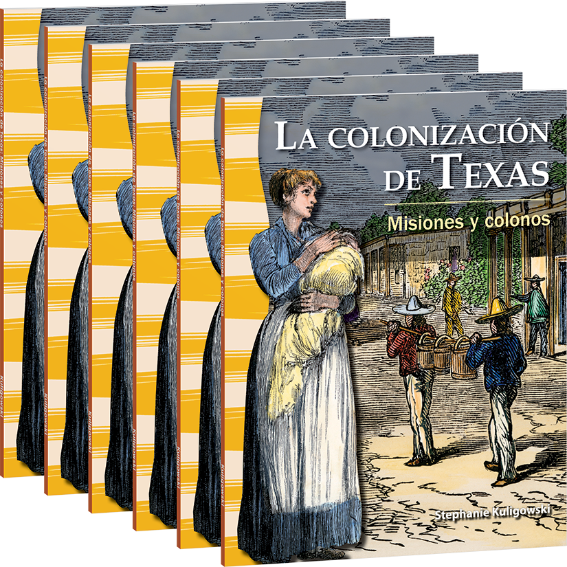 La colonización de Texas: Misiones y colonos 6-Pack