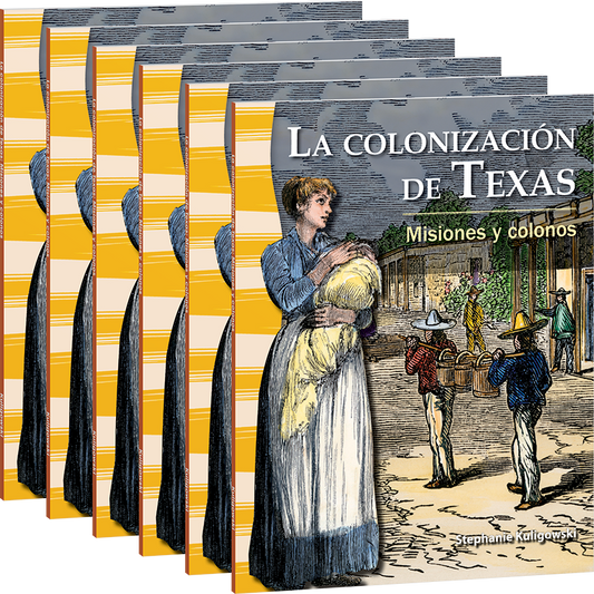 La colonización de Texas: Misiones y colonos 6-Pack