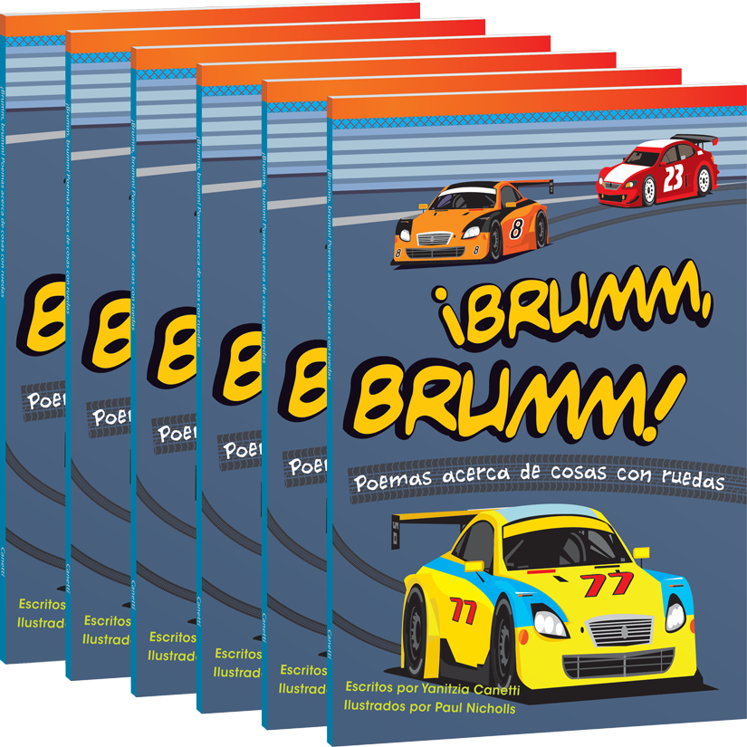 ¡Brumm, brumm! Poemas acerca de cosas con ruedas 6-Pack