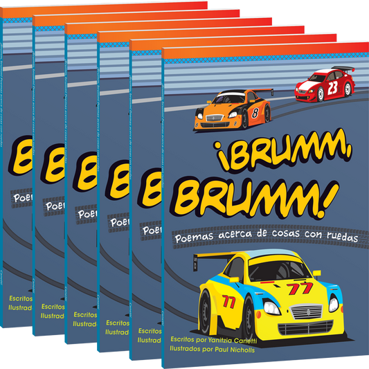 ¡Brumm, brumm! Poemas acerca de cosas con ruedas 6-Pack