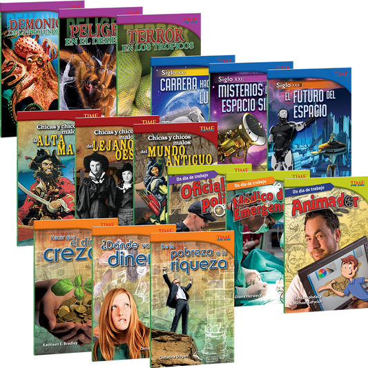 TIME FOR KIDS® Nonfiction Readers: Challenging Spanish 6-Pack Collection