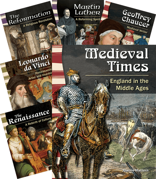 From Medieval to Renaissance 6-Book Set