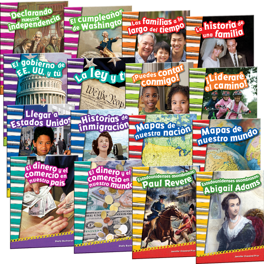 Primary Source Readers Content and Literacy: Grade 2  Add-on Pack (Spanish)