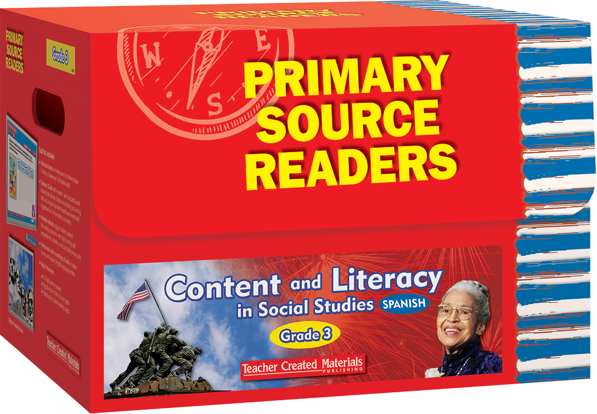 Primary Source Readers Content and Literacy: Grade 3 Kit (Spanish Version)