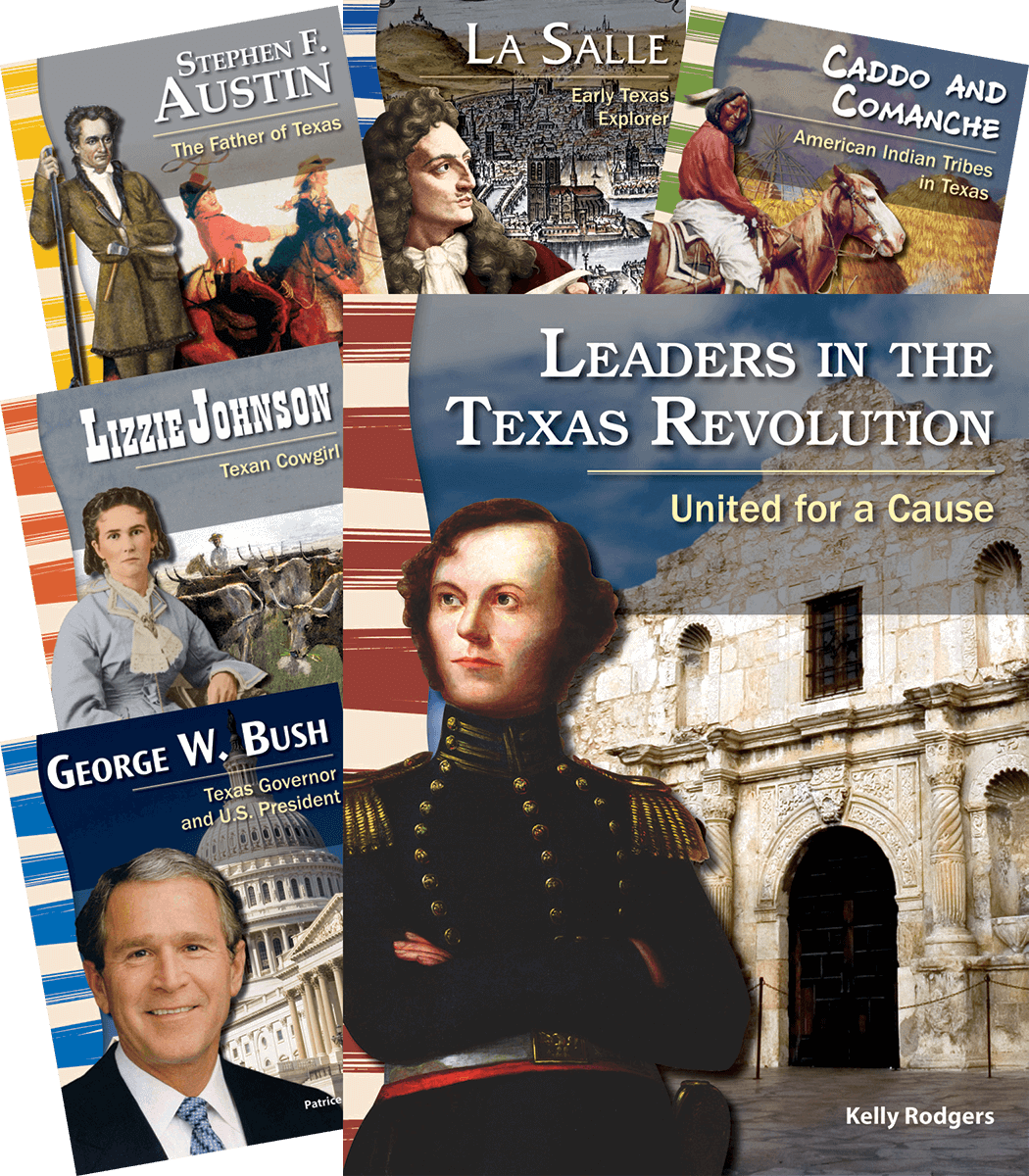 Leaders in Texas History 8-Book Set