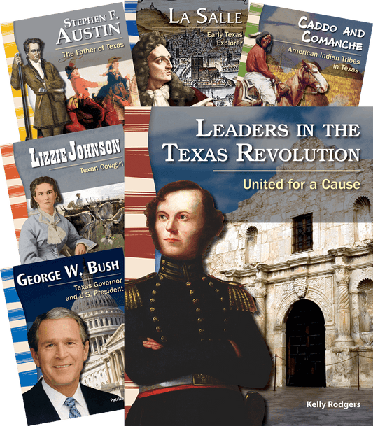 Leaders in Texas History 8-Book Set