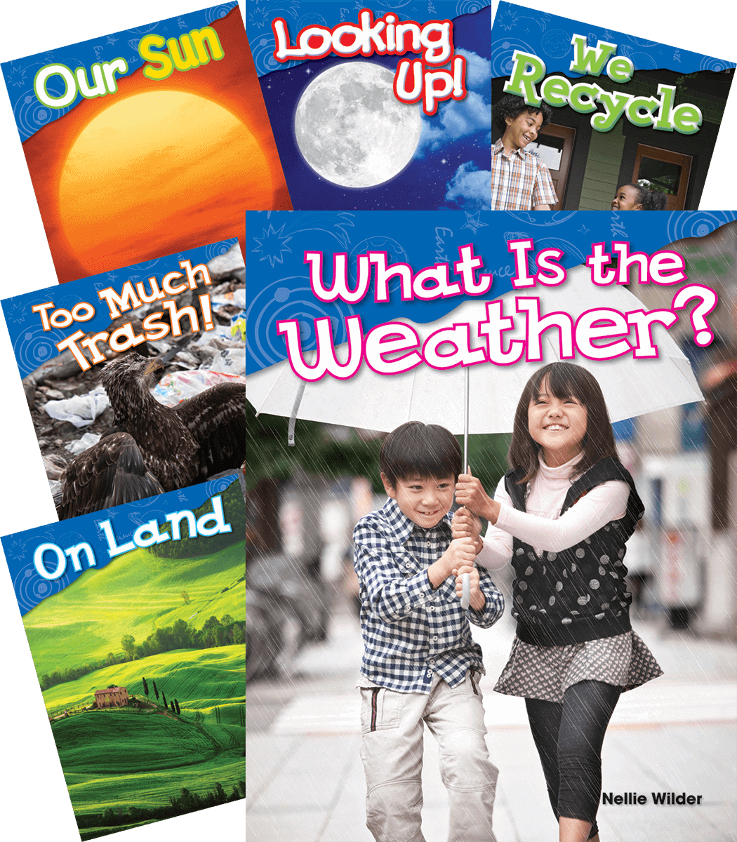 Let's Explore Earth & Space Science Grades K-1, 10-Book Set