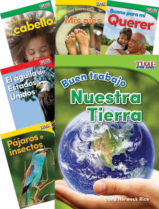 TIME FOR KIDS® Informational Text Grade K Readers 30-Book Spanish Set