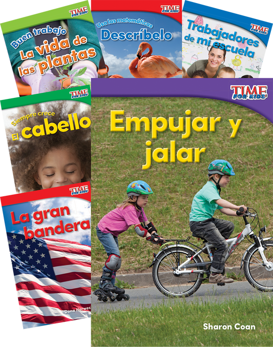 TIME FOR KIDS® Informational Text Grade K Readers Set 1 10-Book Spanish Set