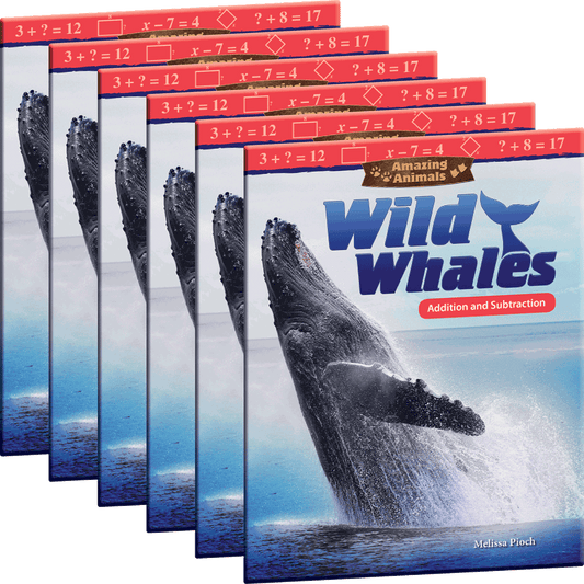 Amazing Animals: Wild Whales: Addition and Subtraction 6-Pack