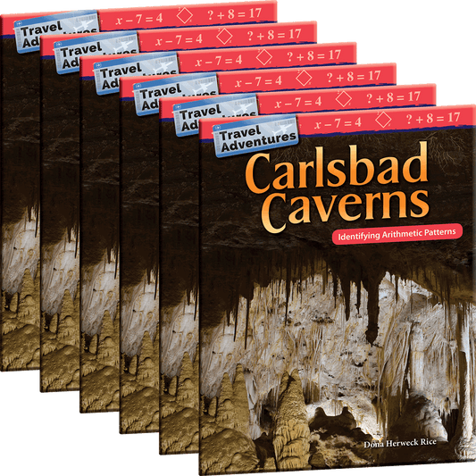 Travel Adventures: Carlsbad Caverns: Identifying Arithmetic Patterns 6-Pack