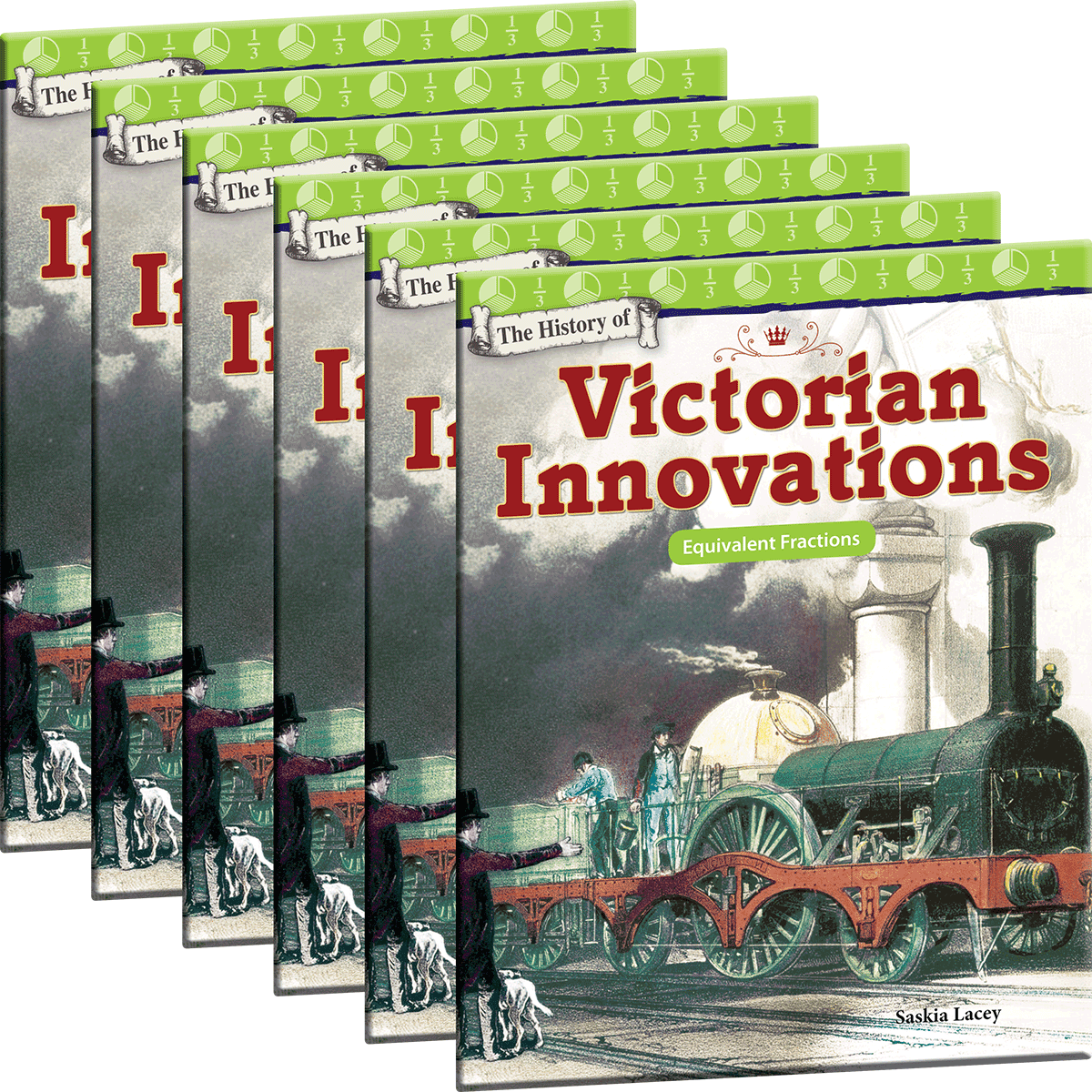 The History of Victorian Innovations: Equivalent Fractions 6-Pack