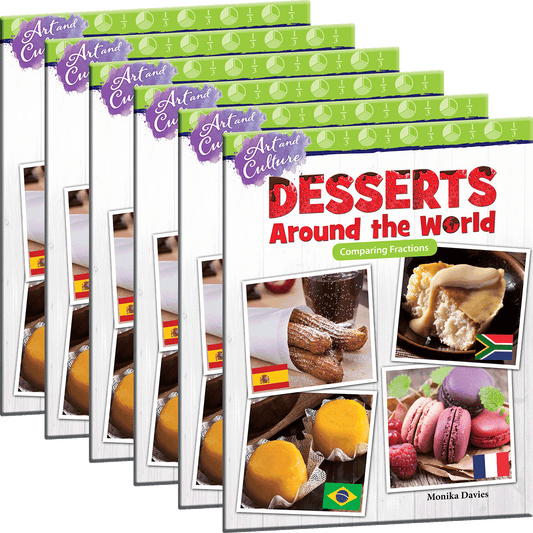 Art and Culture: Desserts Around the World: Comparing Fractions 6-Pack