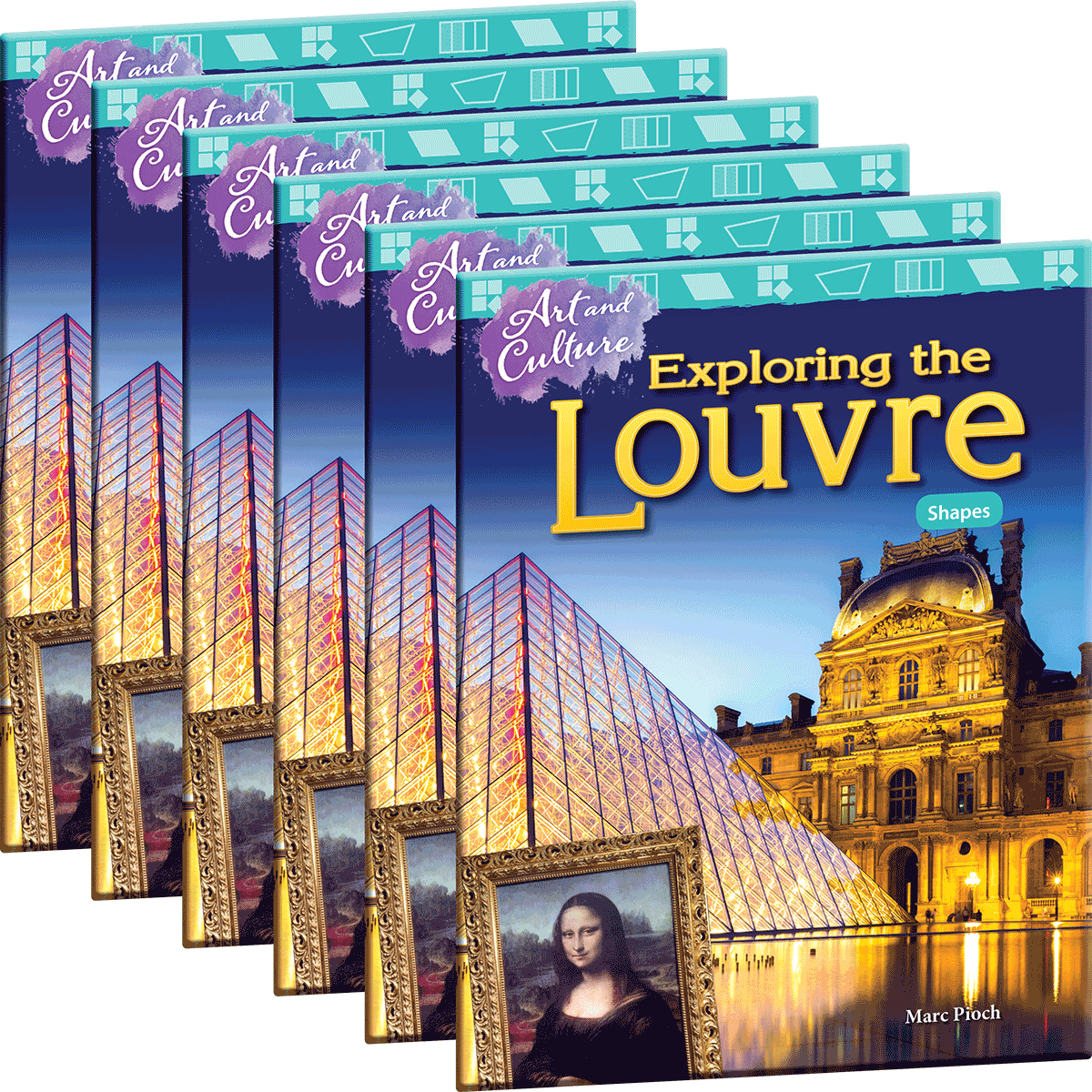 Art and Culture: Exploring the Louvre: Shapes 6-Pack