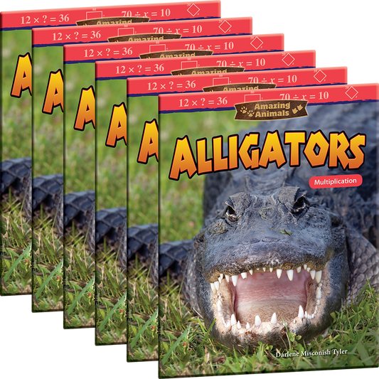 Amazing Animals: Alligators: Multiplication 6-Pack