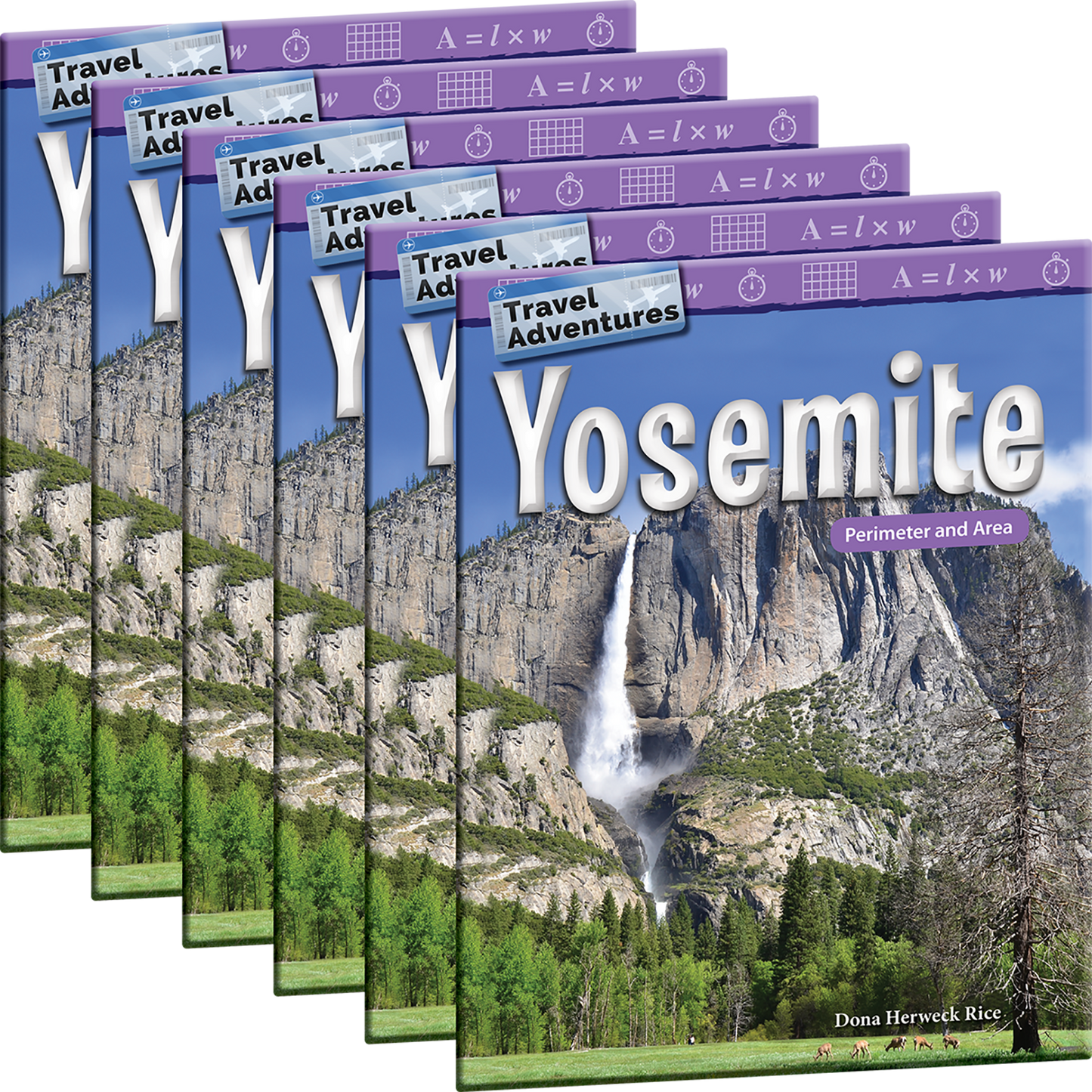 Travel Adventures: Yosemite: Perimeter and Area 6-Pack