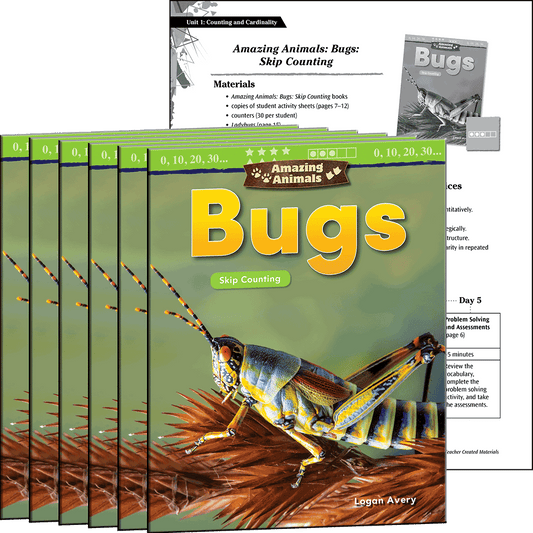 Amazing Animals: Bugs: Skip Counting 6-Pack