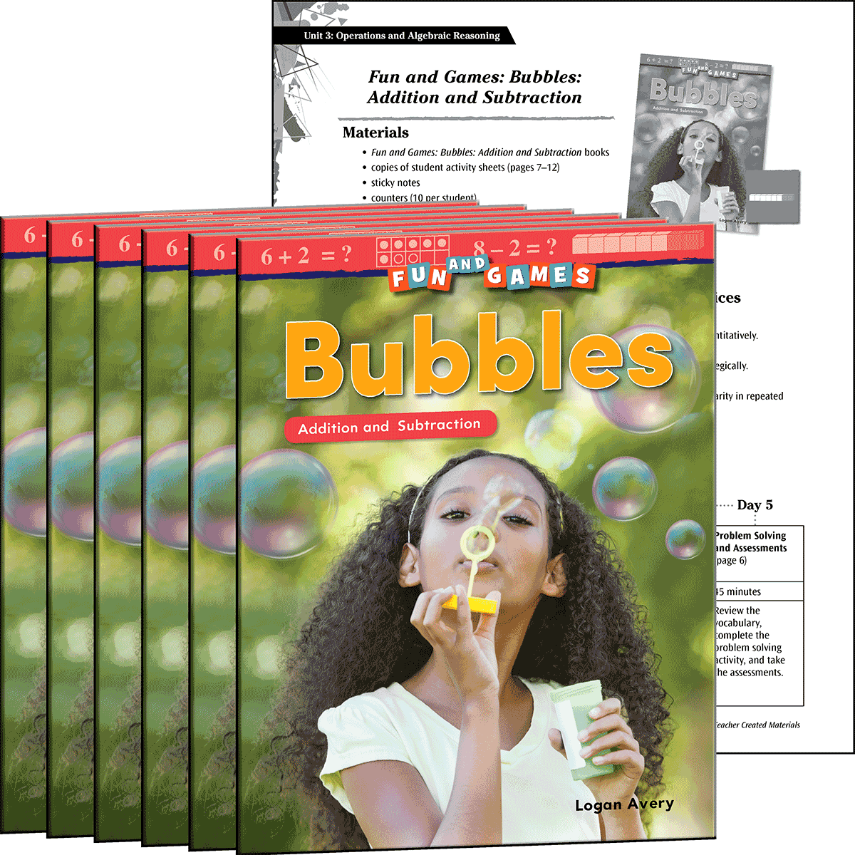 Fun and Games: Bubbles: Addition and Subtraction 6-Pack