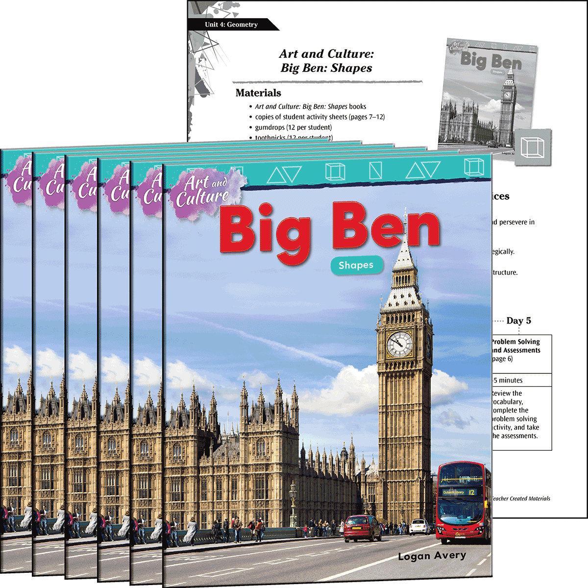 Art and Culture: Big Ben: Shapes 6-Pack