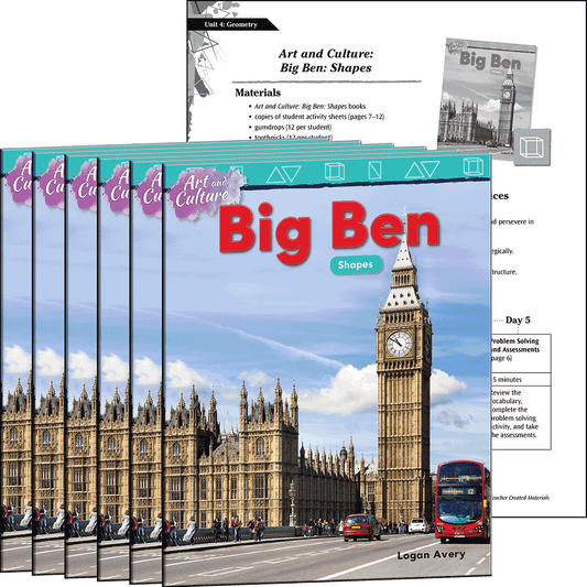 Art and Culture: Big Ben: Shapes 6-Pack