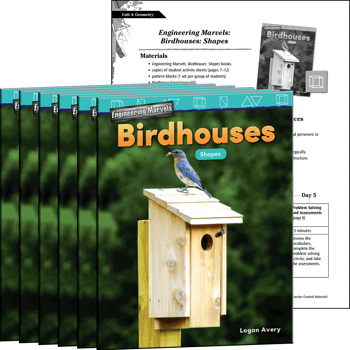 Engineering Marvels: Birdhouses: Shapes 6-Pack