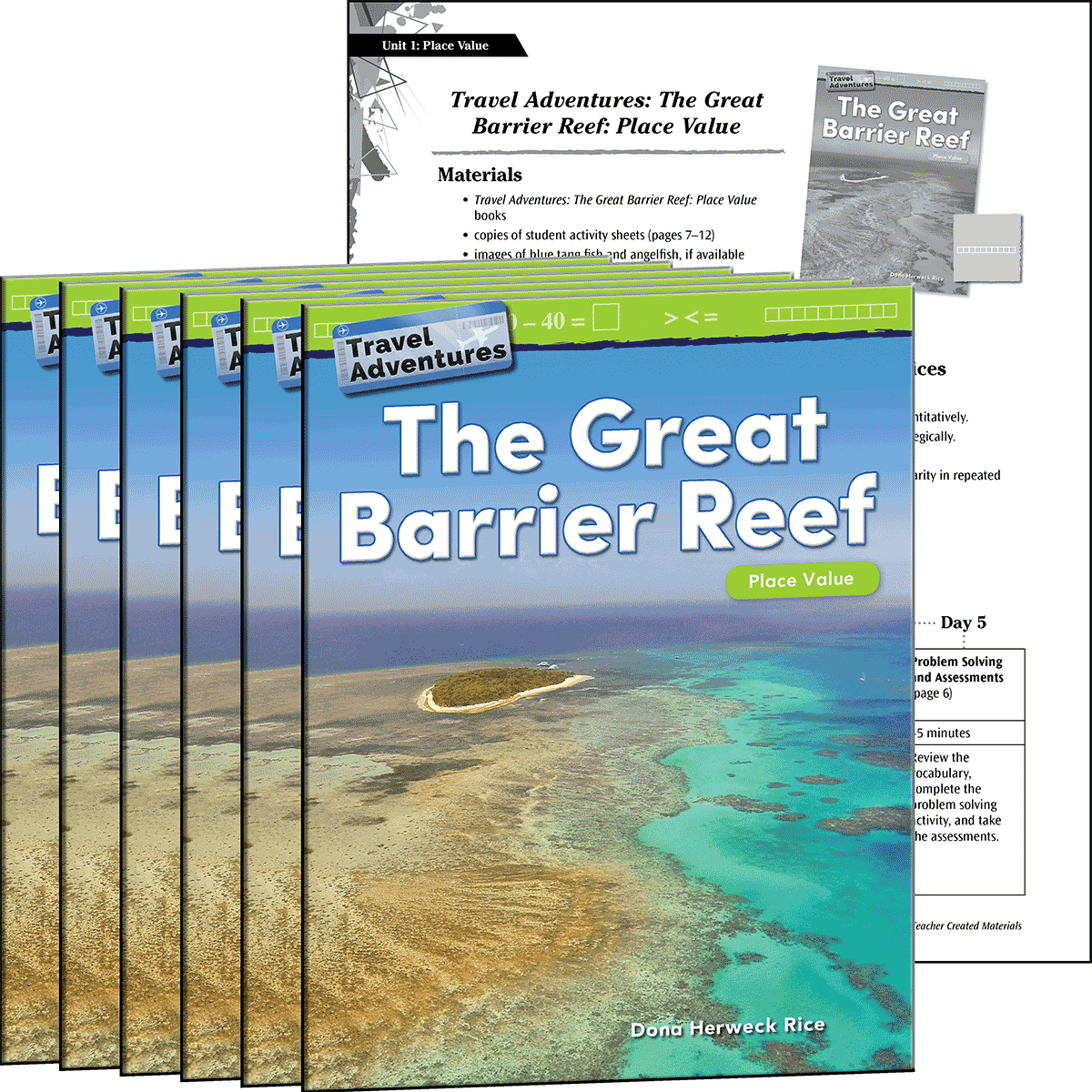 Travel Adventures: The Great Barrier Reef: Place Value 6-Pack