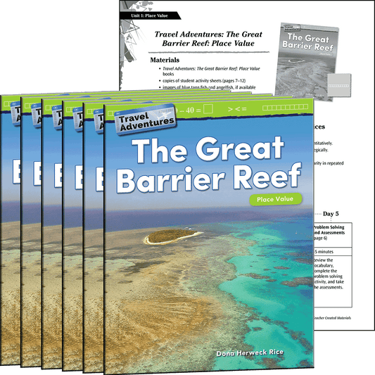 Travel Adventures: The Great Barrier Reef: Place Value 6-Pack