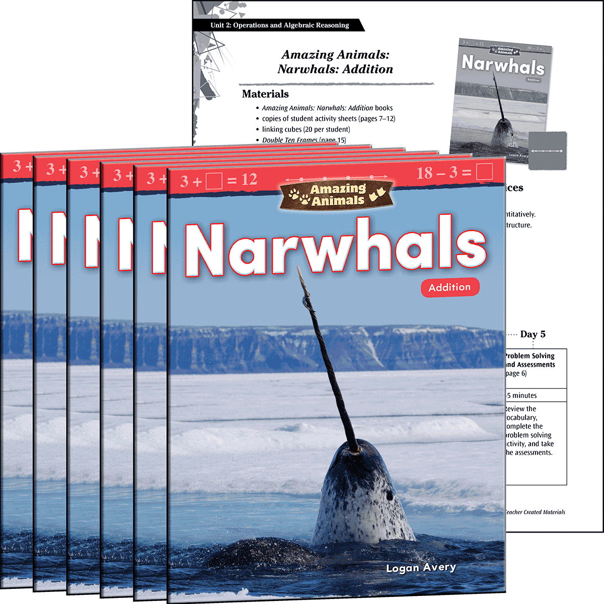 Amazing Animals: Narwhals: Addition 6-Pack