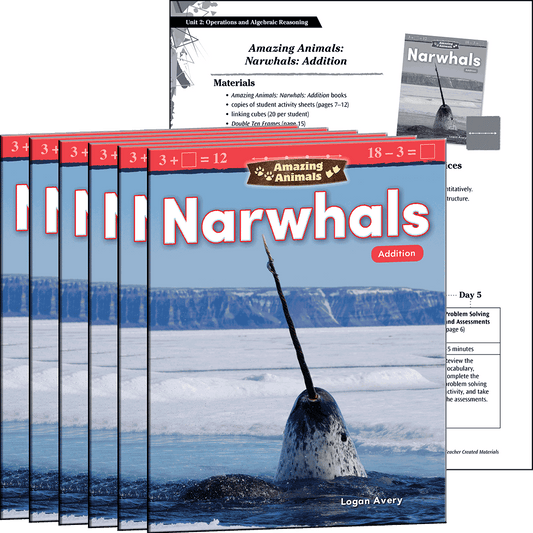 Amazing Animals: Narwhals: Addition 6-Pack