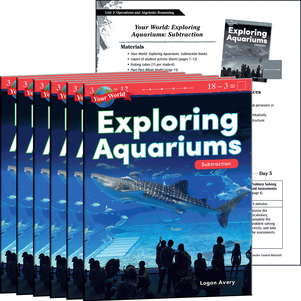 Your World: Exploring Aquariums: Subtraction 6-Pack