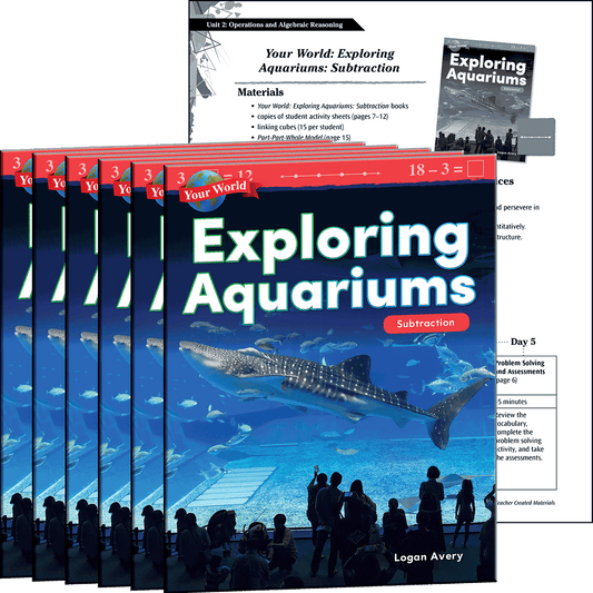 Your World: Exploring Aquariums: Subtraction 6-Pack