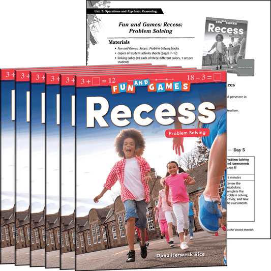 Fun and Games: Recess: Problem Solving 6-Pack