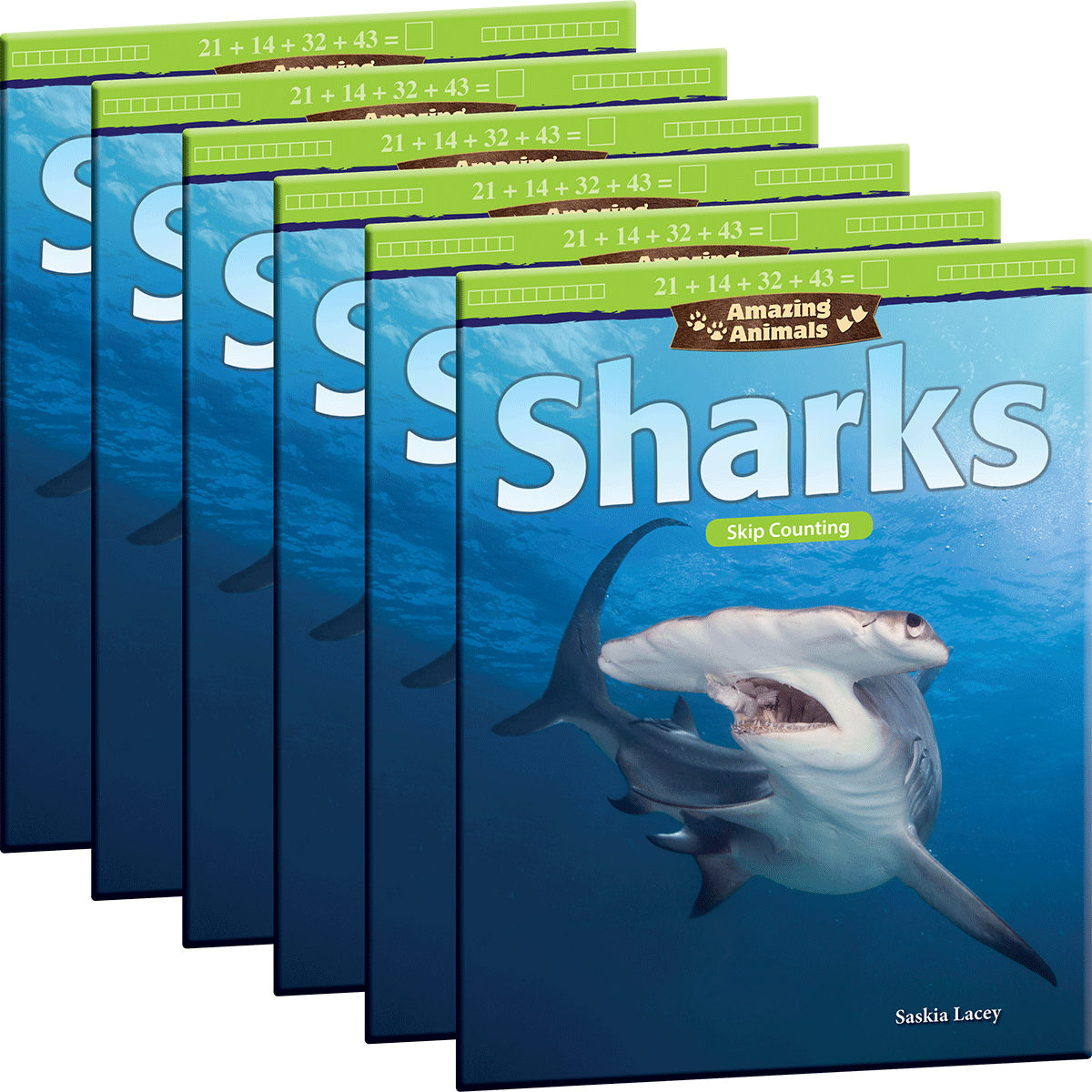 Amazing Animals: Sharks: Skip Counting 6-Pack