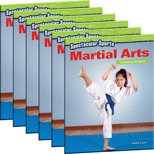 Spectacular Sports: Martial Arts: Comparing Numbers 6-Pack