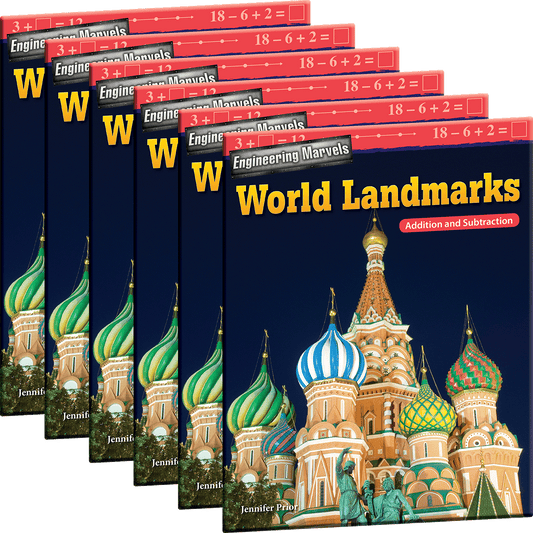 Engineering Marvels: World Landmarks: Addition and Subtraction 6-Pack