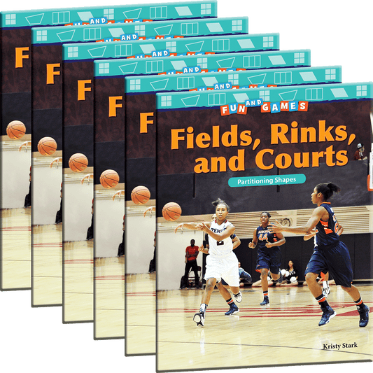 Fun and Games: Fields, Rinks, and Courts: Partitioning Shapes 6-Pack